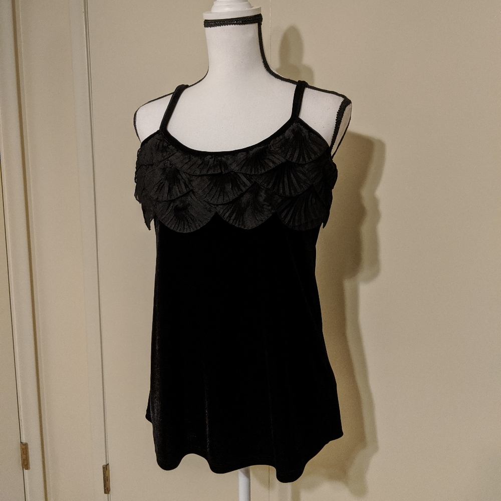 Dress Barn Collections size Medium soft ruffle top